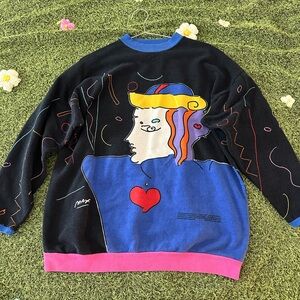 Peter Max Colorful Vintage Graphic Sweatshirt